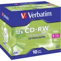 Produktbild: Verbatim 43148 CD-RW Rohling 700 MB 10 St. Jewelcase Wiederbeschreibbar