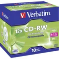 Produktbild: 10er Multipack Verbatim 43148 CD-RW Rohling 700 MB 10 St. Jewelcase