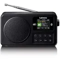 Produktbild: Lenco PDR-033BK Radio (DAB+ Radio,Tragbares Radio, 2 W, DAB+/FM Radio BT 5.3, Farb-LCD, Akku (10h) & USB-C) schwarz