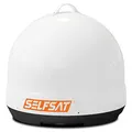 Produktbild: [Test: SEHR GUT*] Selfsat Snipe Mobil Camp Direct Portable Mobile Satelliten-Antenne (Weiß)
