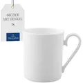 Produktbild: Villeroy & Boch – Royal Henkelbecher Weiß, Spülmaschinenfest, Mikrowellensicher, Tasse, Becher, Kaffeebecher, Porzellan, Kaffeetasse, Heißgetränkebecher, Premium Bone Porzellan
