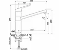 Produktbild: Ideal Standard Küchenarmatur IDEAL STANDARD CERAFLEX, Hebelmischer chrom