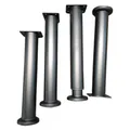 Produktbild: VETIN 4 Stück Möbelfüße Verstellbar, Möbelfüße Höhenverstellbar 25-43cm, Metall 