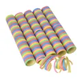 Produktbild: PAPSTAR Luftschlange Luftschlangen 4 m Stripes flammhemmend 10 Stk