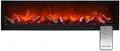 Produktbild: LED Wandkamin Tischkamin Elektrokamin elektrischer Stand Kamin schwarz 60x20cm