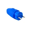 Produktbild: AS Schwabe Gummi Stecker IP44 BLAU 230V/ 16A 2,5mm² Schukostecker Spritzwasser