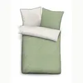 Produktbild: Biberna Melange Flanell-Wendebettwäsche 0840500-426, Größe 135x200 cm, pistazien