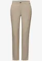 Produktbild: Hose 38/30 beige StreetOne loosefit midwaist slimleg Bequembund Schnallendetail