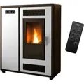 Produktbild: Sannover Luft- Pelletofen Slim Astral 12,2 kW Weiß