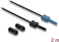 Produktbild: Delock LWL POF Kunststoff Kabel HFBR 4531-4533Z Simplex Stecker zu Simplex Stecker 2 m (91024)