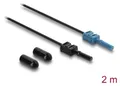 Produktbild: DeLOCK 91024, Schwarz, Blau, Multi-Modus, 2 m, 1 Stück(e)