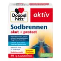 Produktbild: DOPPELHERZ Sodbrennen akut+protect Kautabletten 40 St.