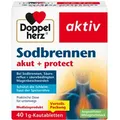 Produktbild: Doppelherz Sodbrennen akut+protect Kautabletten 40 St
