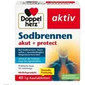 Produktbild: Doppelherz Sodbrennen akut+protect Kautabletten 40 St