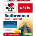 Produktbild: DOPPELHERZ Sodbrennen akut+protect Kautabletten 40 St PZN 18050990