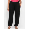Produktbild: Schlupfhose SHEEGO, Damen, Gr. 44, Normalgrößen, schwarz, 95% Viskose, 5% Elasthan, unifarben, Hosen Schlupfhose