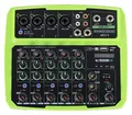 Produktbild: Pronomic Mini6 USB-Mischpult - 6-Kanal Mixer - 4 Kanäle mit Combobuchsen - Stereo-Eingang - Medienplayer/-recorder mit Bluetooth - Audio-Interface - Grün