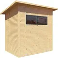 Produktbild: Bertilo Gerätehaus Pent Modern 2 Natur 208 cm x 157 cm FSC®