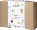 Produktbild: GREENDOOR Geschenkset Ostern, 24 Stück GREENDOOR Naturkosmetik Produkte im Wert von ca 110 Euro in kleinen Packungsgrößen, Rabatt Codes auf den Faltschachteln