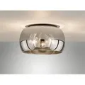 Produktbild: Fischer&honsel - Deckenleuchte Dima Rund Aus Rauchglas Industrial, Ø 40cm
