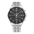 Produktbild: Tommy Hilfiger Multi Zifferblatt Quarz Uhr für Herren mit Silbernes Edelstahlarmband - 1791707