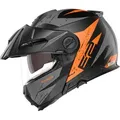 Produktbild: Schuberth E2 Explorer, Klapphelm - Matt Schwarz/Grau/Orange - XXL (62/63)
