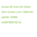 Produktbild: Amewi RC Auto Dirt Safari SUV Crawler LiIon 1500mAh gelb/8+ 22589 (4260768515215