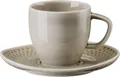 Produktbild: Rosenthal Junto Pearl Grey Espressotasse mit Untertasse