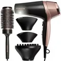 Produktbild: Remington D5706/07 Haartrockner Ionisation Pro 2200W 3 Diffusoraufsätze