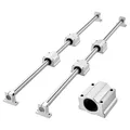 Produktbild: VEVOR Linearführung SFC25 2er-Pack 1000mm Linearschienen 4 Stk. Gleitblöcke