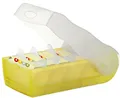 Produktbild: HAN 998-653 Karteibox CROCO, DIN A8, für 500 Karten, incl. 5 Stützplatten, gelb-