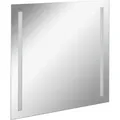 Produktbild: FACKELMANN LED Spiegel linear MIRRORS / Wandspiegel mit LED-   und Ambientelicht / Maße (B x H x T): ca. 80 x 75 x 2 cm / hochwertiger Badspiegel ...
