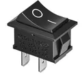 Produktbild: CABLEPELADO Wippschalter, 2-Wege-Schalter, 2-Wege-Schalter, 2-poliger Schalter, Schalter 2 Klemmen, Ein-/Ausschalter, SPST-Schalter, 16 A, 250 VAC, 10 A, 125 VAC, Schwarz, ohne Licht