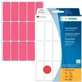Produktbild: HERMA Vielzwecketiketten 20 x 50 mm, 360 Etiketten, leuchtrot, permanent haftend, für Handbeschriftung