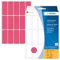 Produktbild: HERMA 2416 Vielzwecketiketten 20x50 mm leuchtrot Papier matt Handbeschriftung 36