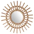 Produktbild: Atmosphera - Spiegel Soleil - Rattan - D30 cm - Beige