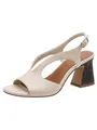 Produktbild: Tamaris Damen Sandalette mit Blockabsatz Leder, beige, 38 EU