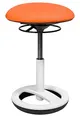 Produktbild: Topstar Bürohocker Sitness Bob Alu weiß lackiert orange