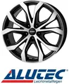 Produktbild: Alutec W10 racing-schwarz frontpoliert 8x18 ET39 - LK5/112 ML66.6 Alufelge schwarz