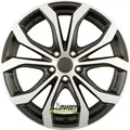 Produktbild: Alutec W10 racing-schwarz frontpoliert 8x18 ET39 - LK5/112 ML66.6 Felge Alu