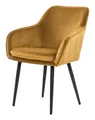 Produktbild: SalesFever Esszimmerstuhl - Samt Senfgelb - 381861