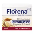 Produktbild: Florena Sheabutter & Arganöl Gesichtscreme 50,0 ml