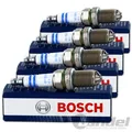 Produktbild: 4x BOSCH Zündkerzen Super für 1.4/1.6 FSI VW GOLF V POLO 9N PASSAT 3C AUDI A3 8P