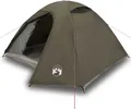 Produktbild: vidaXL Kuppel-Campingzelt 3 Personen Braun Wasserdicht