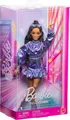 Produktbild: Mattel Barbie Deluxe Style-Modepuppe #7 in blauem Metallic-Top und Rock mit Accessoires, brünett