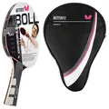 Produktbild: Butterfly® Timo Boll Black 85030 Tischtennisschläger | Tischtennis Racket Bat Profi Wettkampfschläger für technisch fortgeschrittene Spieler | ITTF zertifizierter Wakaba Belag | anatomische Griffform