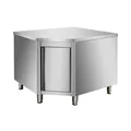 Produktbild: Arbeitsschrank aus Edelstahl, Eckmodul 700er Bautiefe