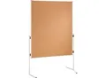 Produktbild: Franken Moderationstafel ECO, 1200 x 1500 mm, beidseitig, mit Rollen, braun/Kork, ECO-UMTKTR