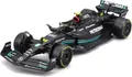 Produktbild: Bburago 1:43 Mercedes AMG W14 No.44 Lewis Hamilton 2023 F1 Modell Auto -