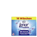Produktbild: 1x990g Lenor Waschmittel Pulver Aprilfrisch Tiefenreinheit bei Kaltwäsche 18WL